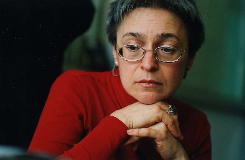 Anna Politkovskaya (1958-2006). Photo.