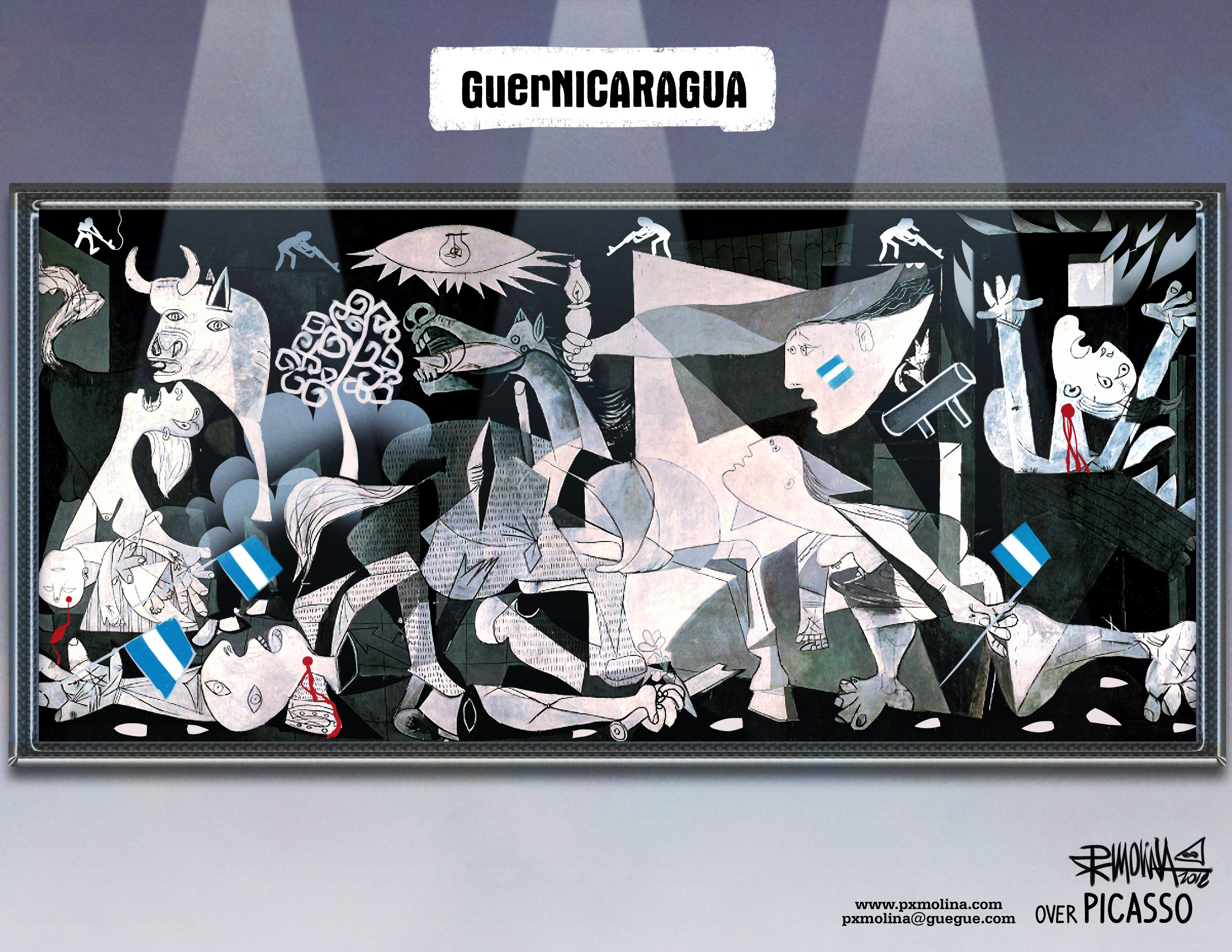 Guernicaragua by PxMolinA. Photo. 