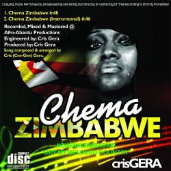 Cover for Chema Zimbabwe by Cris Gera. Photo. 