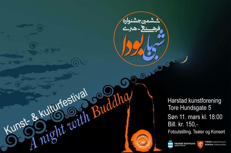 A night with Buddha in Harstad 11 March at Harstad Kunstforening. Photo.
