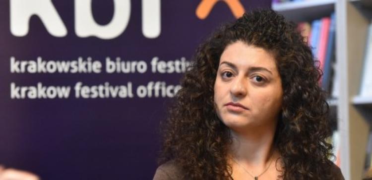 Kholoud Charaf, Syrian poet and art critic, is new ICORN writer in Krakow City of Refuge.Photo.