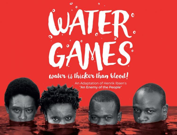 Water Games poster. Photo.