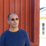 Eritrean journalist and author, Tesfagiorgis Habte Kelati, in Luleå City of Refuge. Photo.